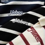  Áo polo Heboz striped zipper 3M-00003291 