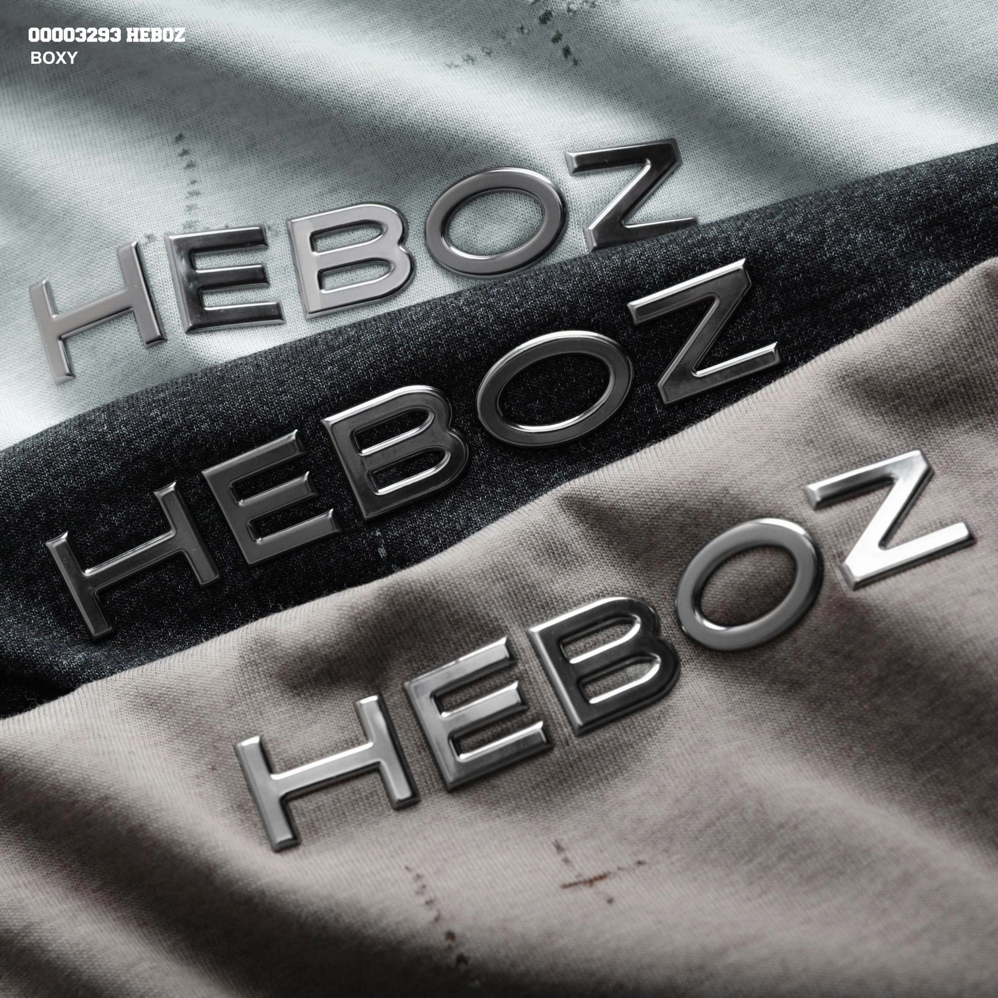  Áo thun Heboz logo metal boxy 3M - 00003293 