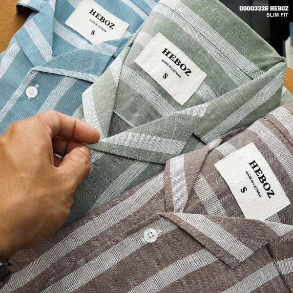  Áo sơ mi Heboz pijama linen 3M - 00003326 