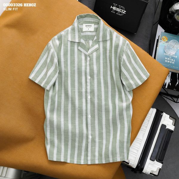  Áo sơ mi Heboz pijama linen 3M - 00003326 