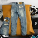  Quần jean Heboz slim trơn D203 - 00003327 