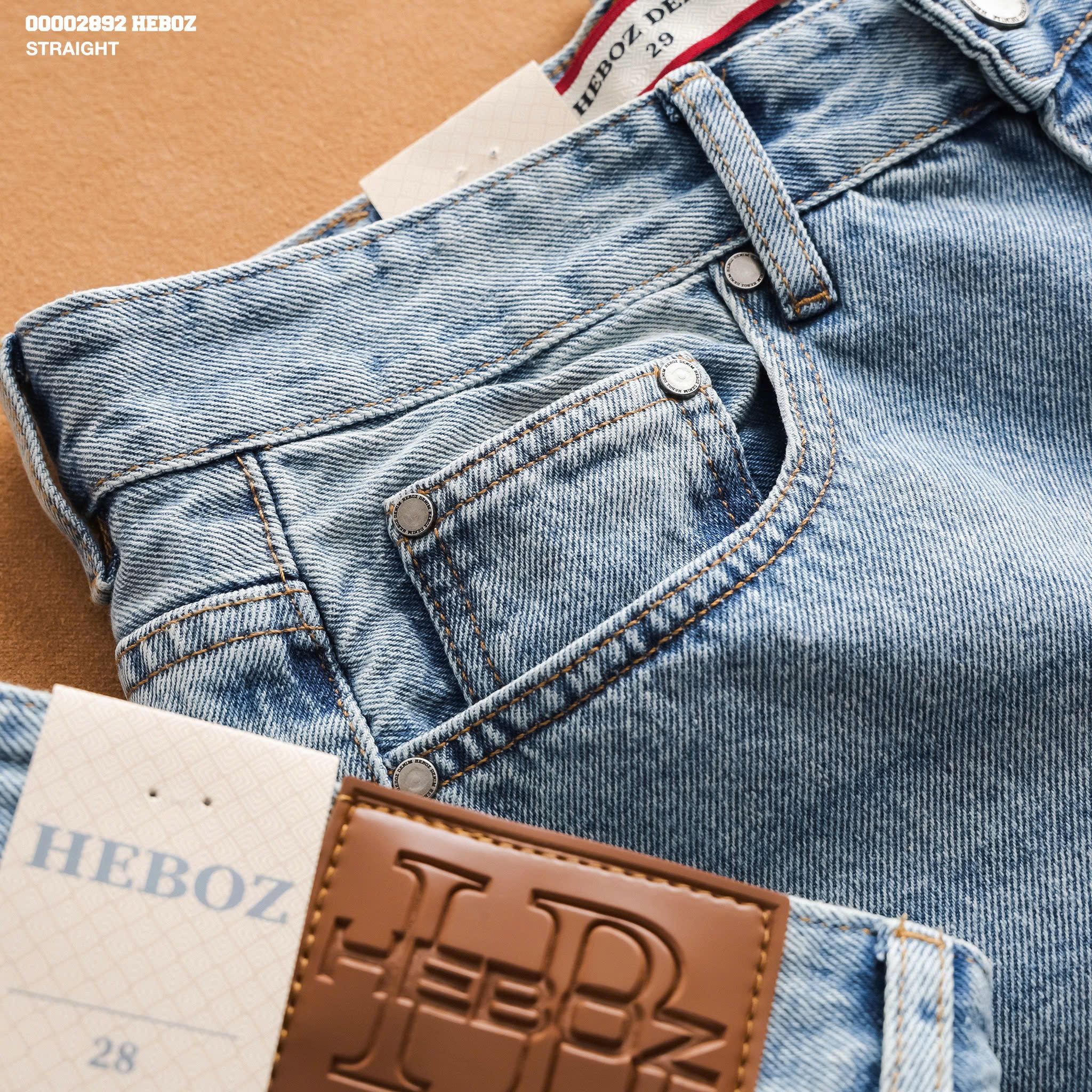  Quần jean nam Heboz dáng suông D060 - 00002892 