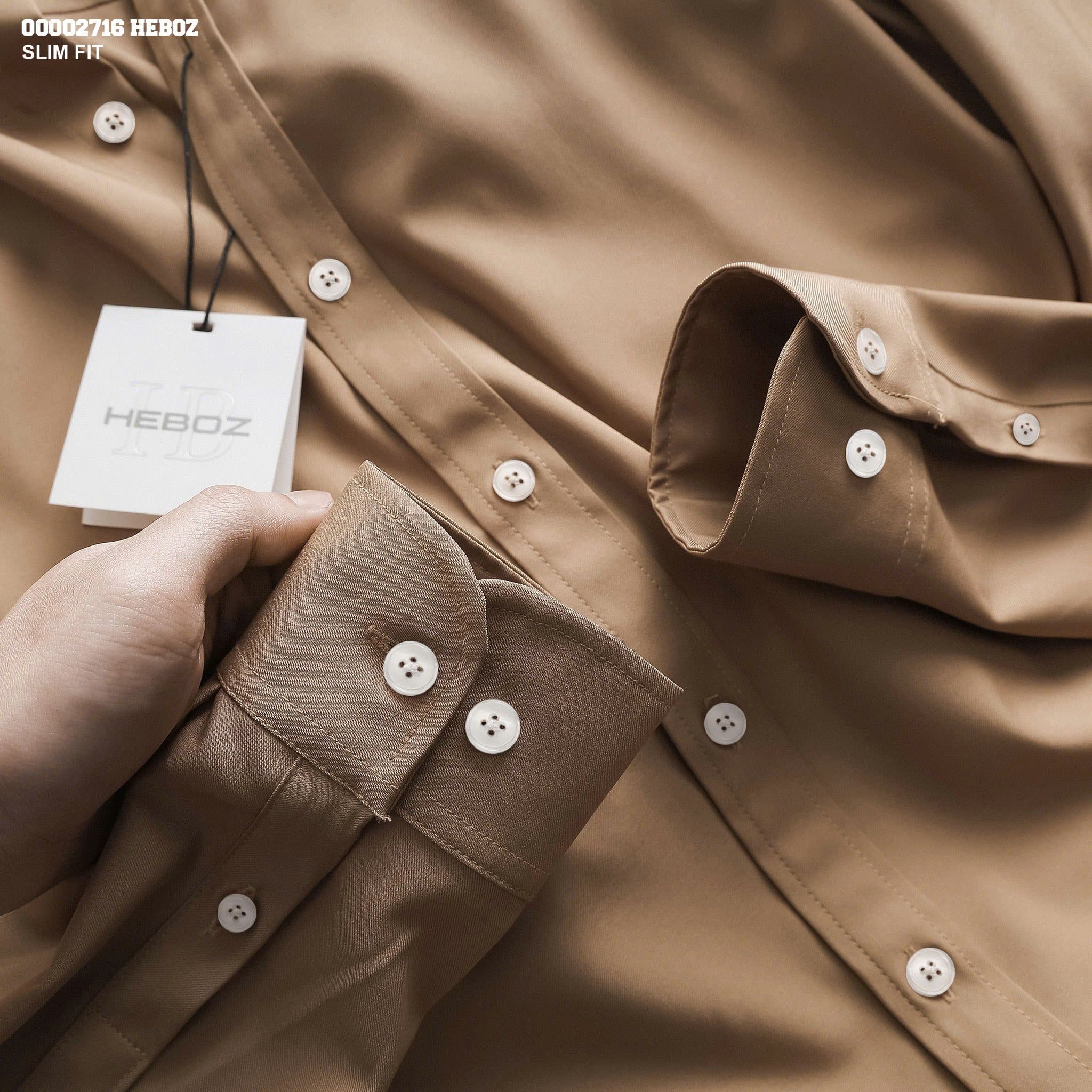  Áo sơ mi nam Heboz basic 4M - 00002716 