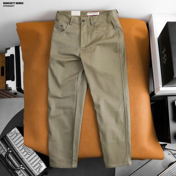  Quần kaki Heboz kiểu jean straight 4M - 00003277 