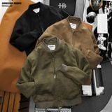  Áo khoác Heboz bomber suede 3M - 00003313 