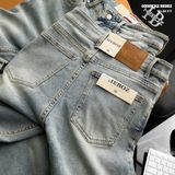  Quần jean Heboz dáng slim trơn D39 - 00003312 