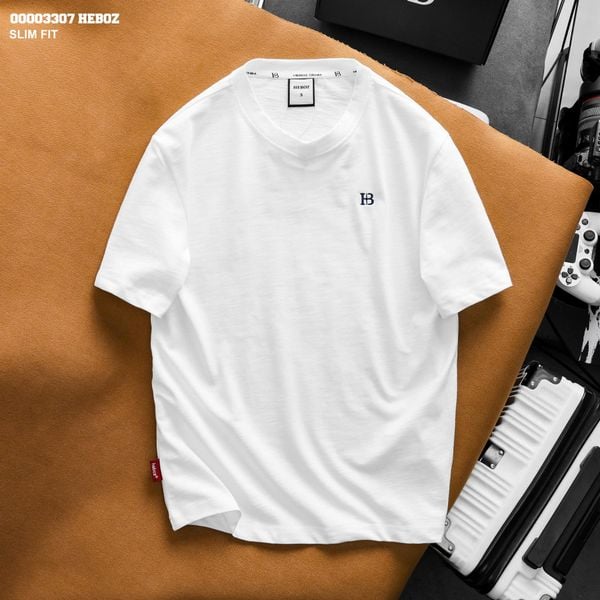  Áo thun Heboz cổ tim slim fit 2M - 00003307 