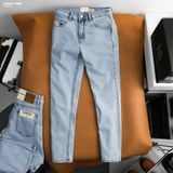  Quần jean Heboz dáng slim trơn D35 - 00003275 