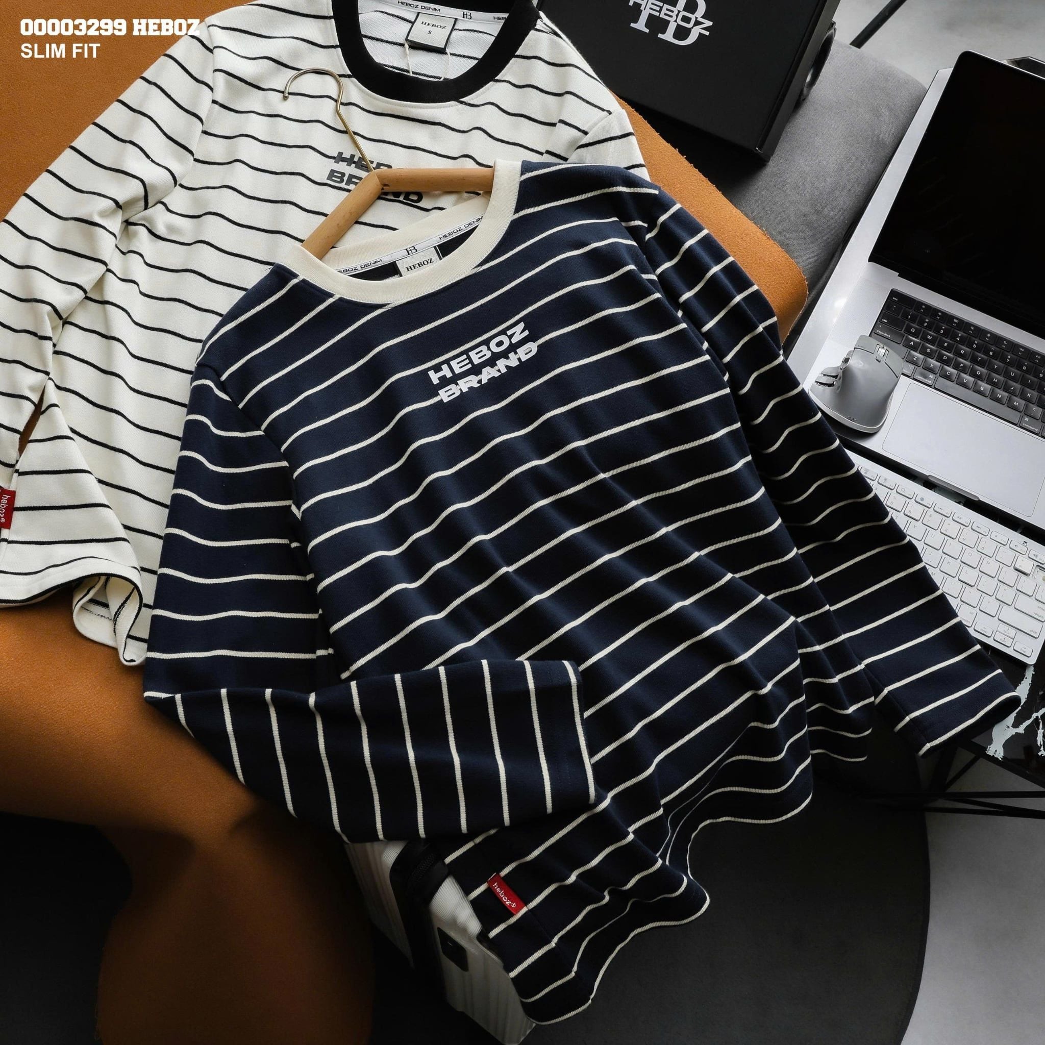  Áo thun Heboz long sleeve striped 2M - 00003299 