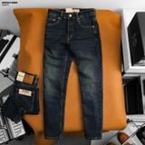  Quần jean Heboz dáng slim trơn D44 - 00003274 