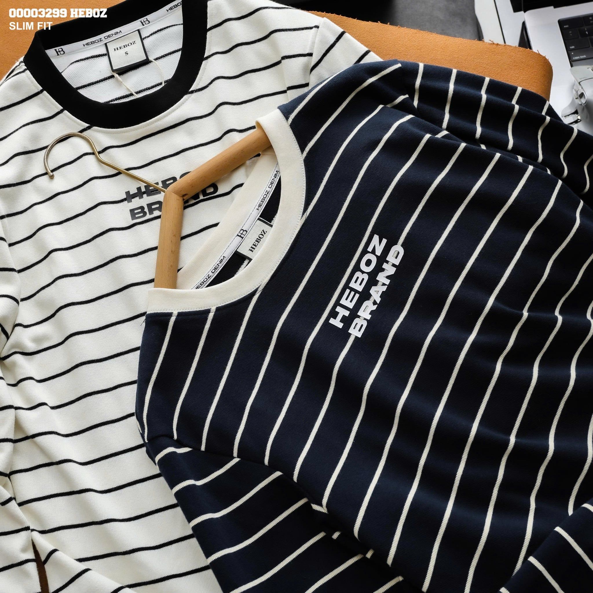  Áo thun Heboz long sleeve striped 2M - 00003299 