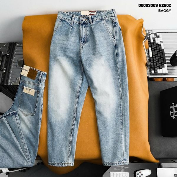  Quần jean Heboz baggy D46 - 00003309 