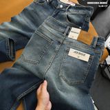  Quần jean Heboz dáng slim trơn D31 - 00003304 