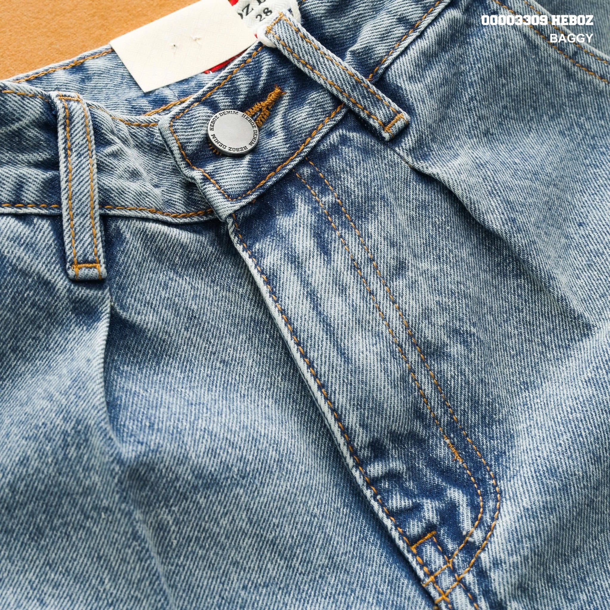  Quần jean Heboz baggy D46 - 00003309 