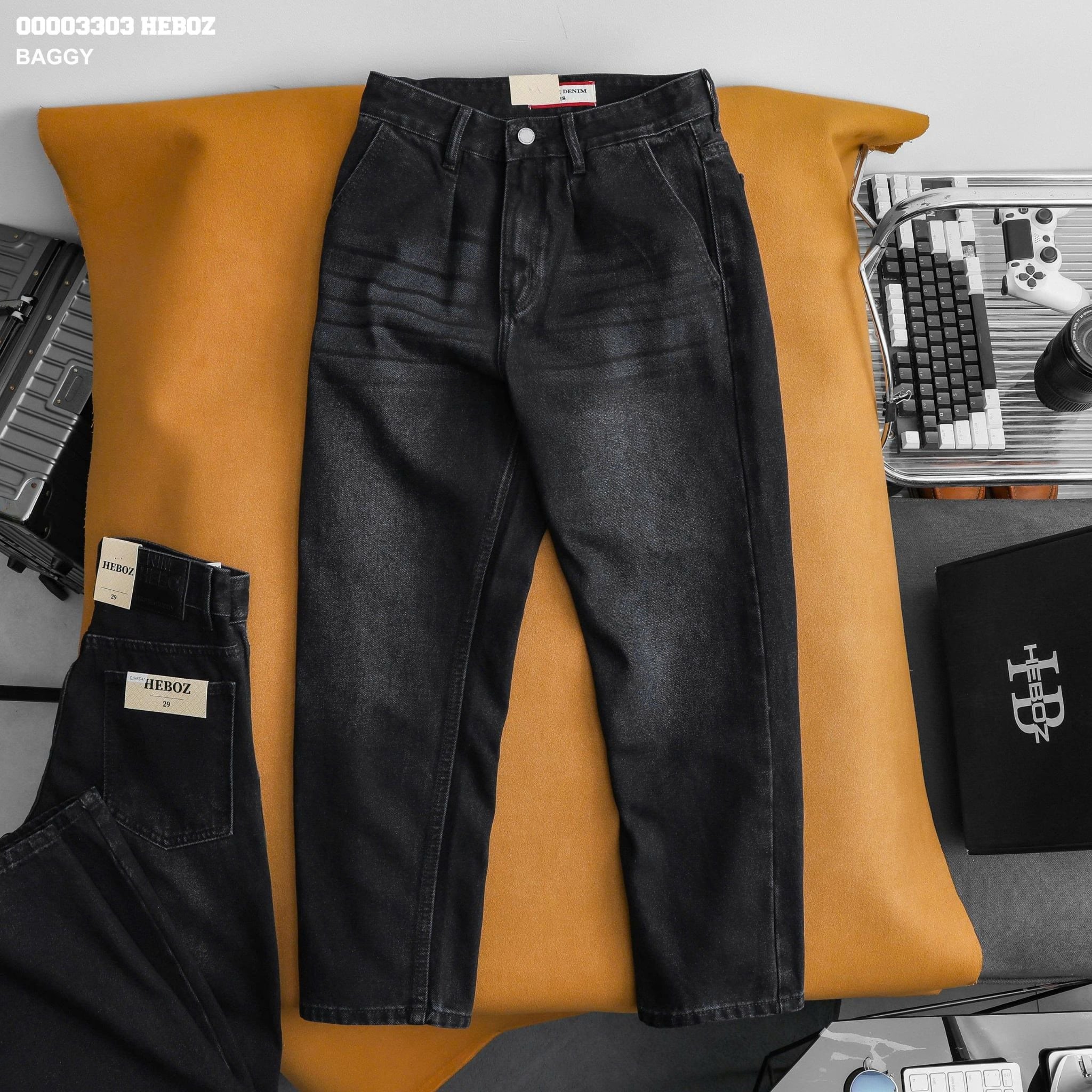  Quần jean Heboz baggy D47- 00003303 