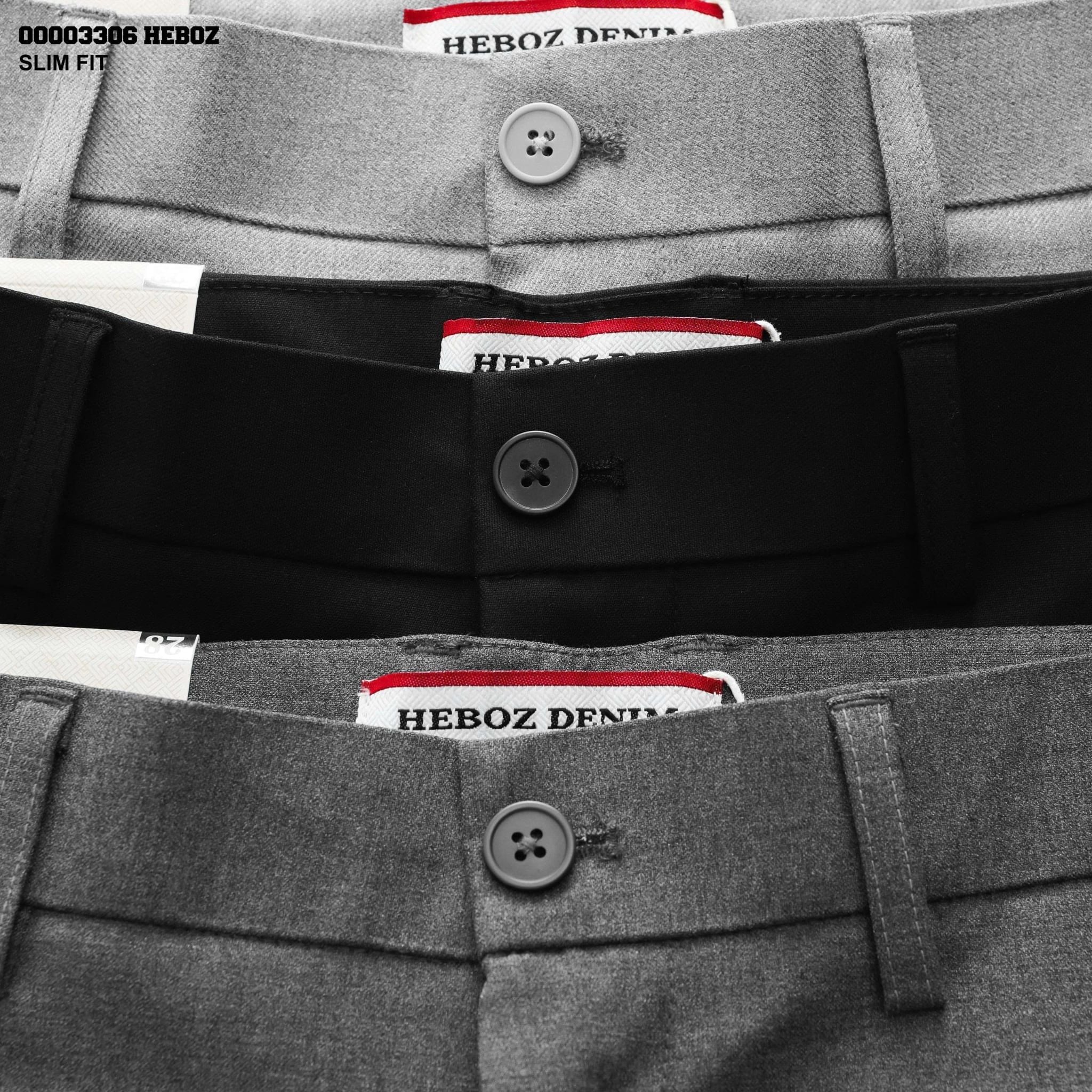  Quần tây Heboz dáng slim 3M - 00003306 