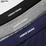  Quần boxer nam Heboz cotton logo 3M - 00002935 