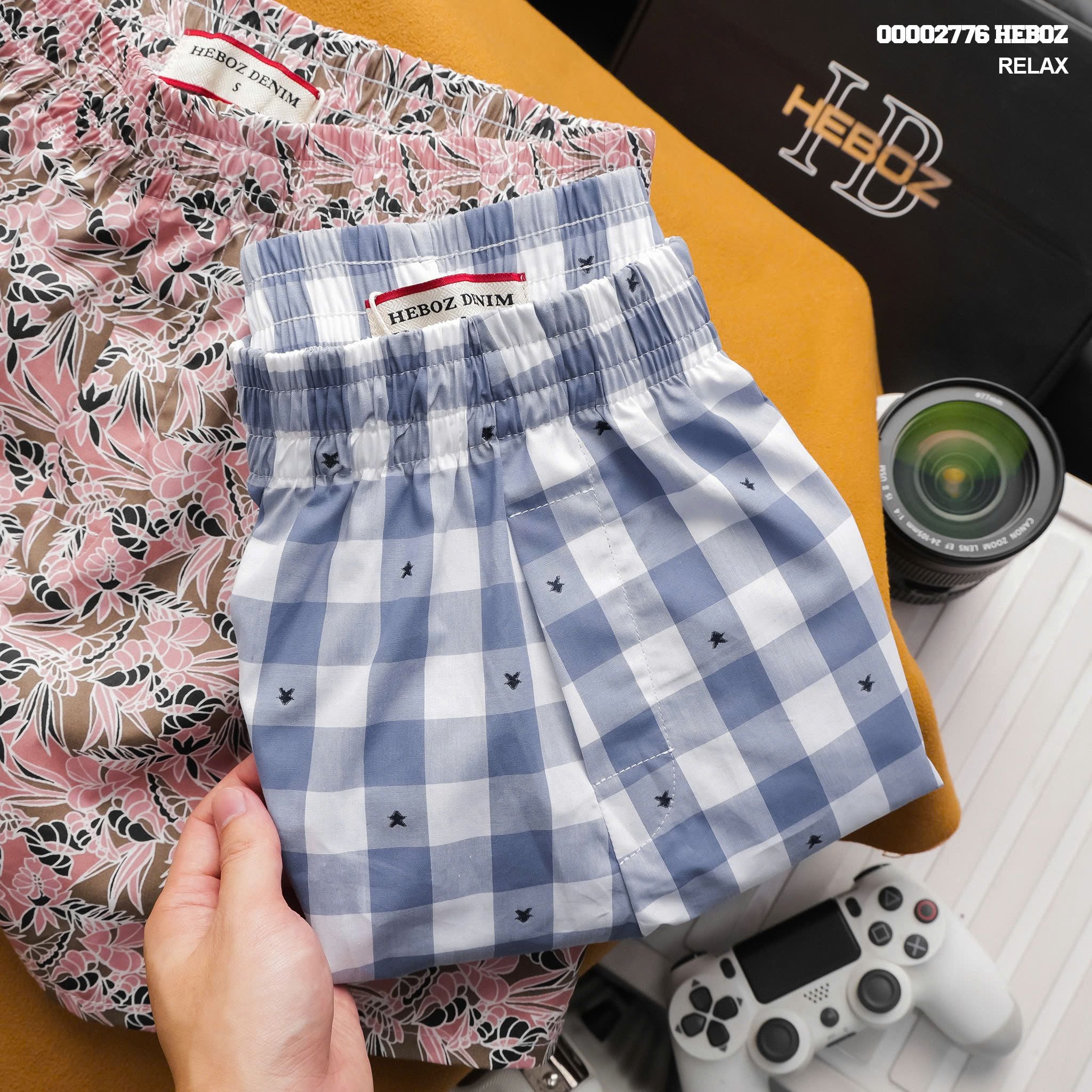  Quần ngủ nam Heboz cotton 6M - 00002776 