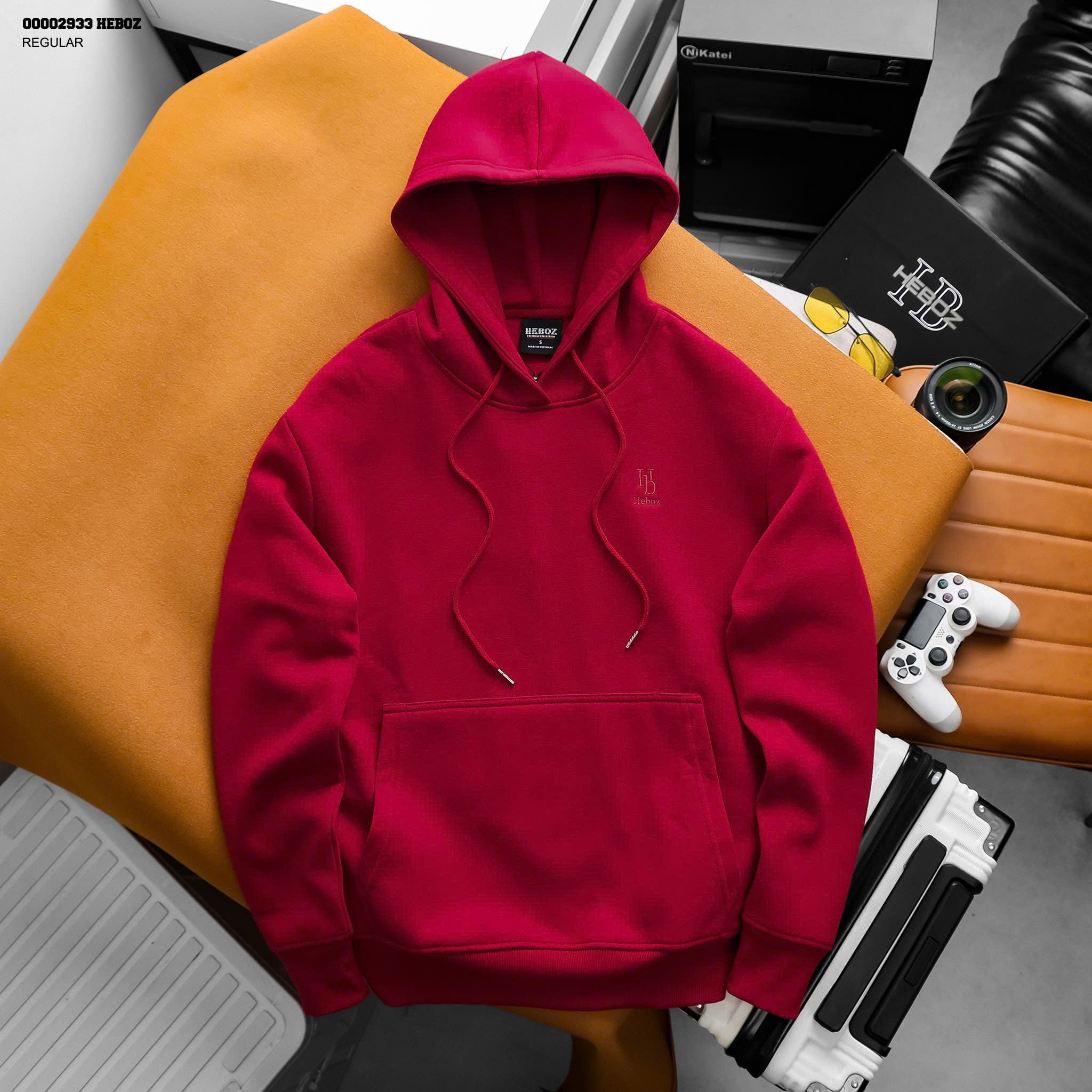  Áo hoodie nam Heboz nỉ bông logo 4M - 00002933 
