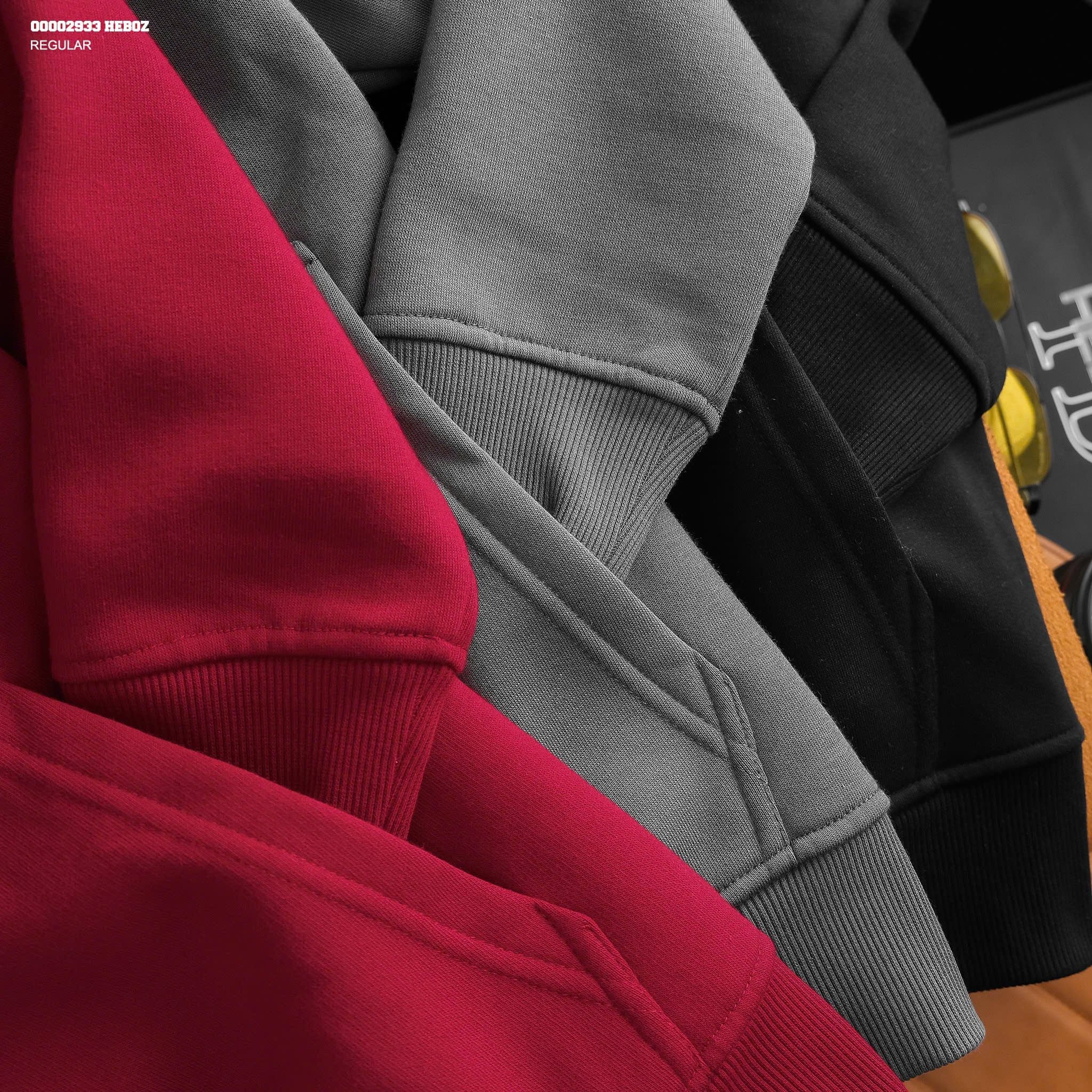  Áo hoodie nam Heboz nỉ bông logo 4M - 00002933 