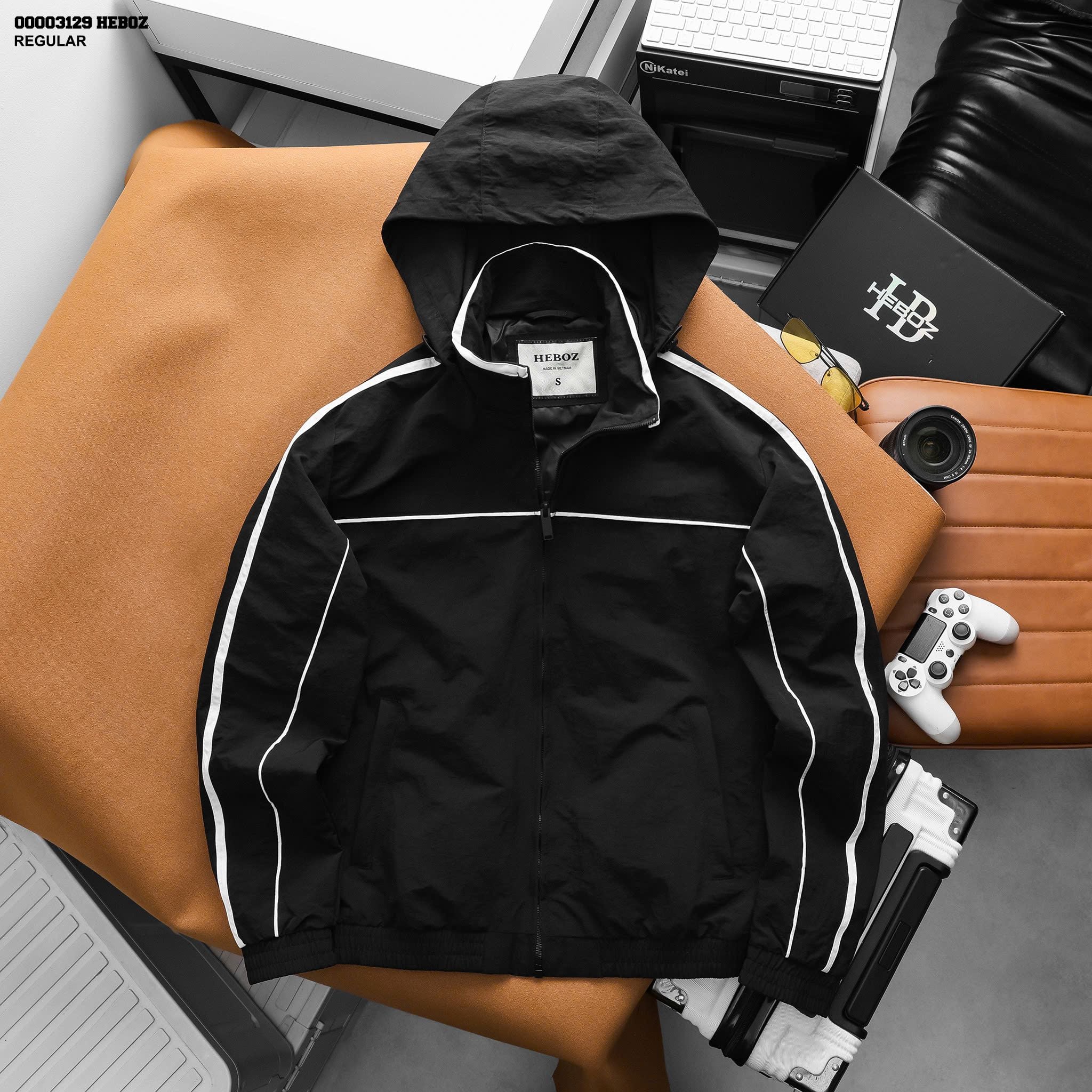  Áo khoác gió nam HEBOZ Hidden Hood 3M - 00003129 