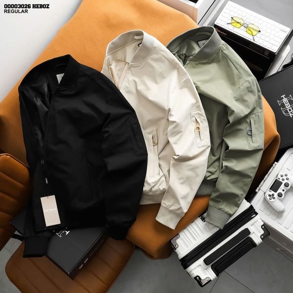 Áo khoác nam HEBOZ bomber gió 3M - 00003026 
