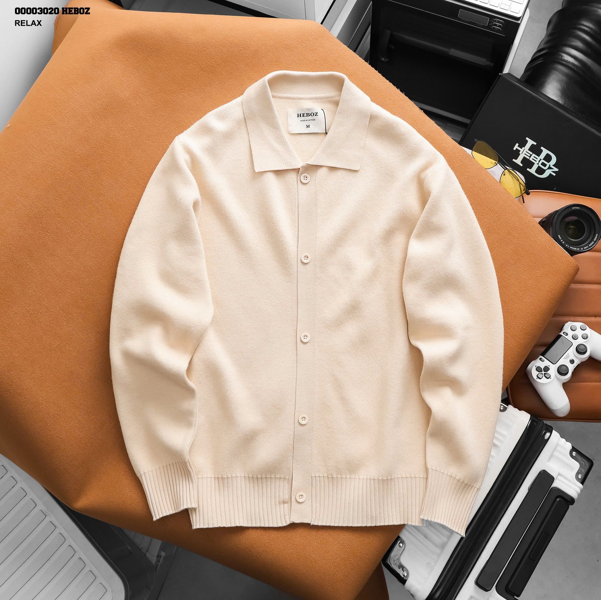  Áo khoác nam Heboz cardigan polo 3M - 00003020 