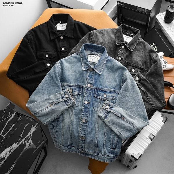  Áo khoác HEBOZ denim premium 3M - 00003214 