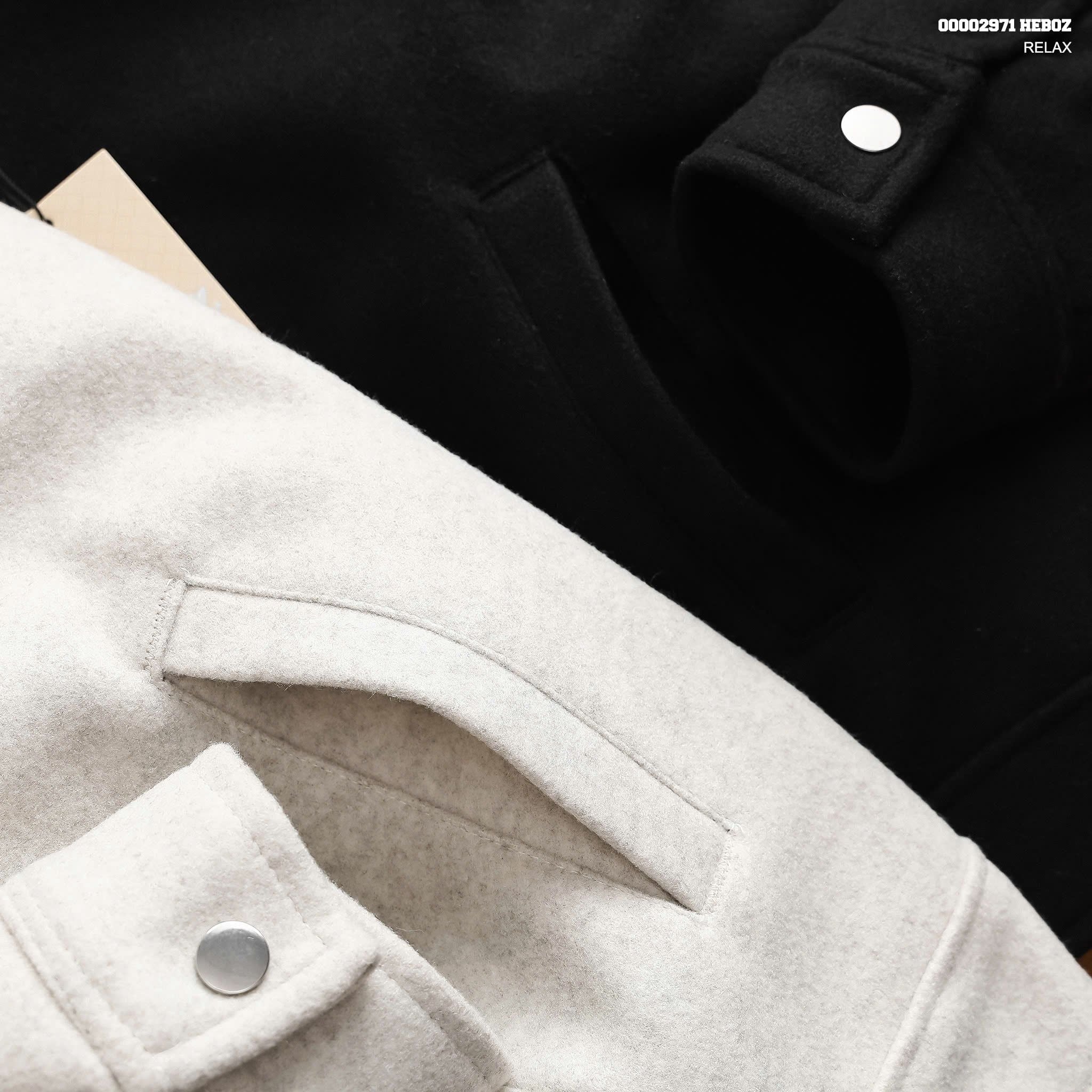  Áo khoác nam Heboz trần trám Clean Cut 2M - 00002971 