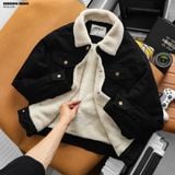  Áo khoác jean nam Heboz lót lông 2M - 00002941 