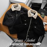  Áo khoác jean nam Heboz lót lông 2M - 00002941 