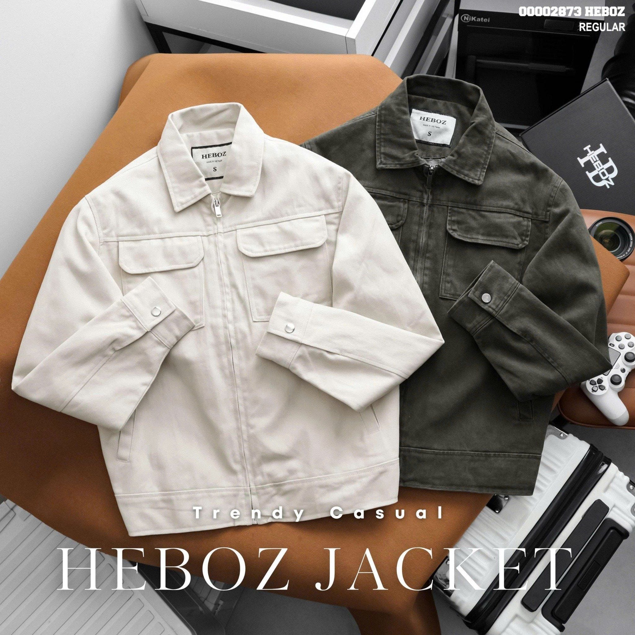 Áo khoác nam Heboz kaki heritage 2M - 00002873 