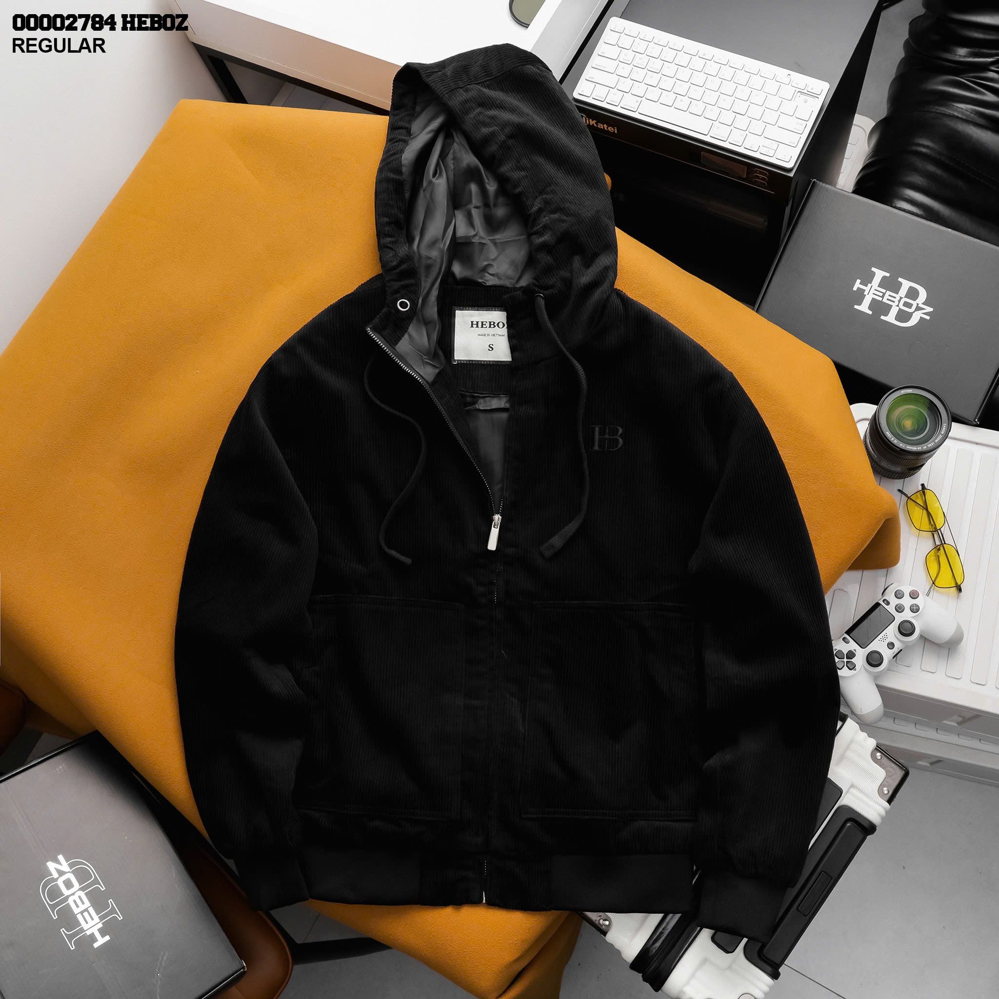  Áo khoác nam Heboz velvet 2M - 00002784 