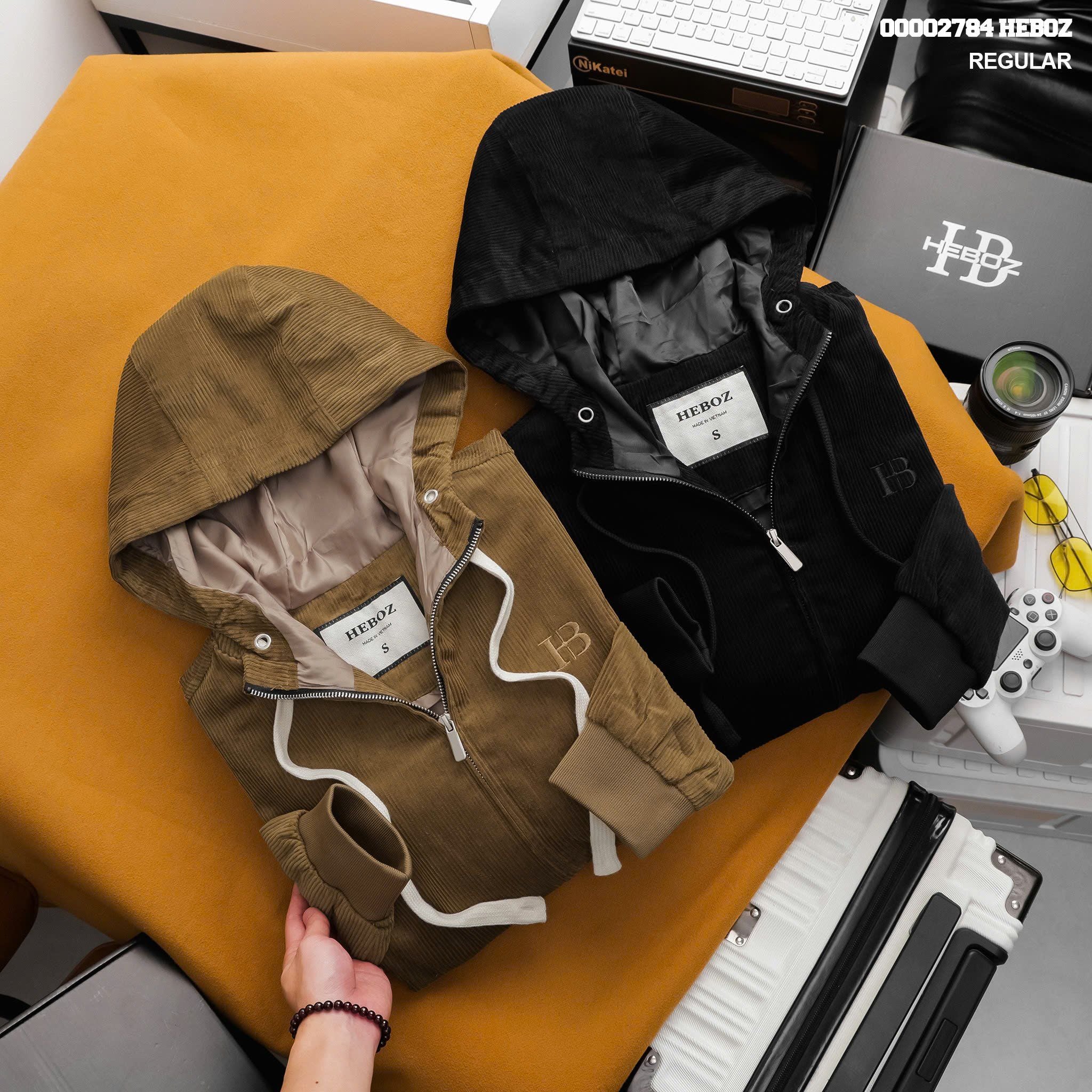  Áo khoác nam Heboz velvet 2M - 00002784 