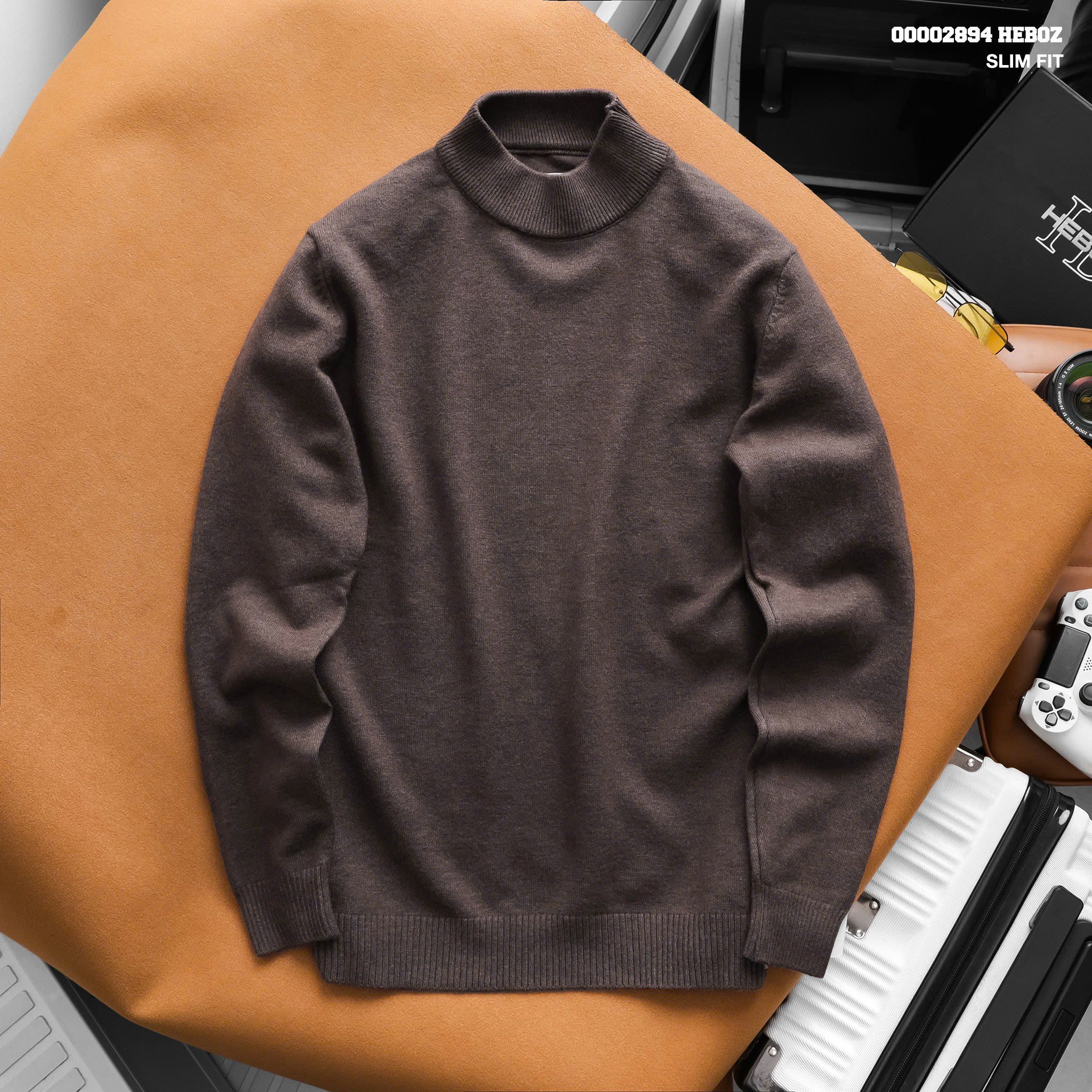  Áo len nam Heboz cổ cao heritage 3M - 00002894 