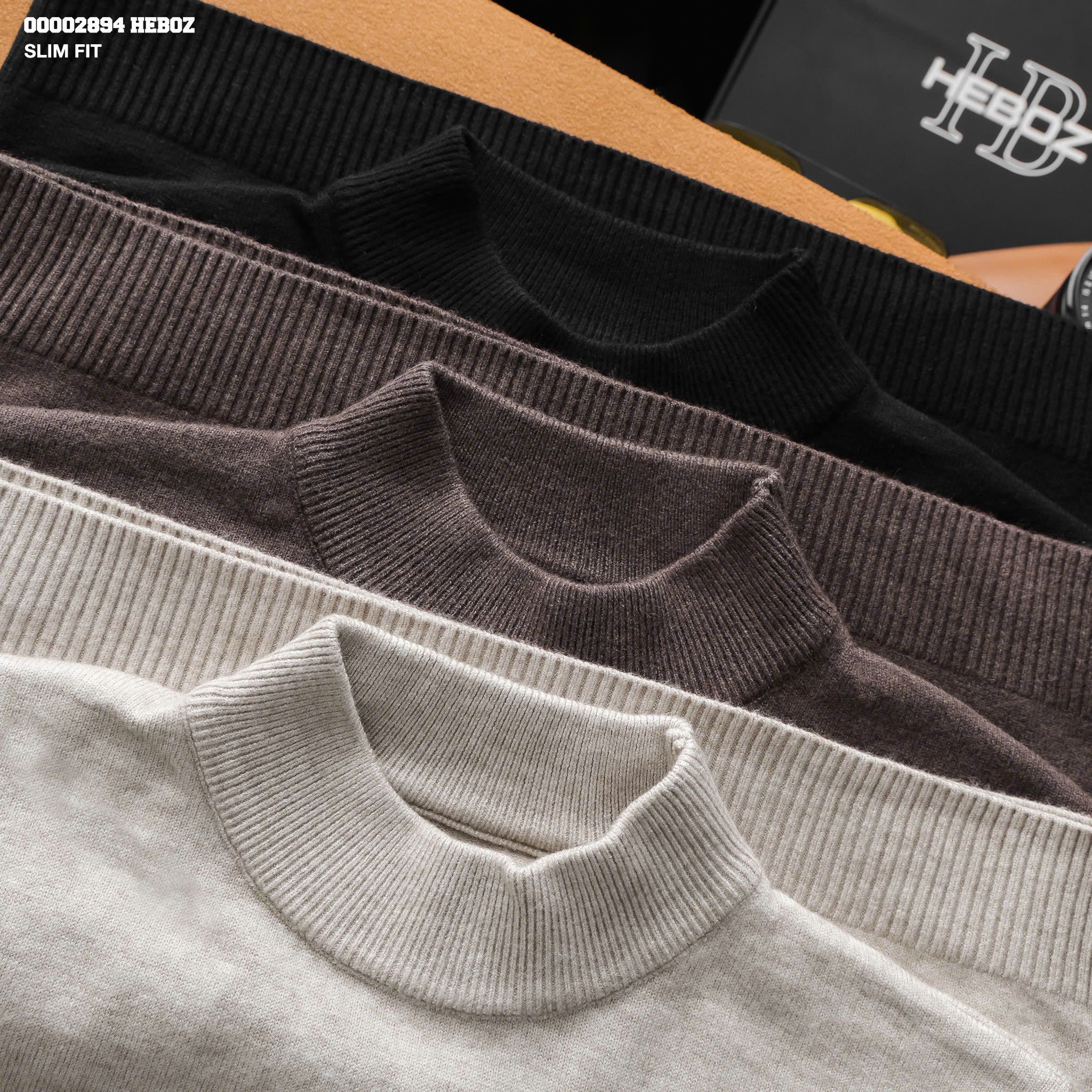  Áo len nam Heboz cổ cao heritage 3M - 00002894 