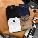  Áo polo nam HEBOZ basic logo slim 4M - 00003125 