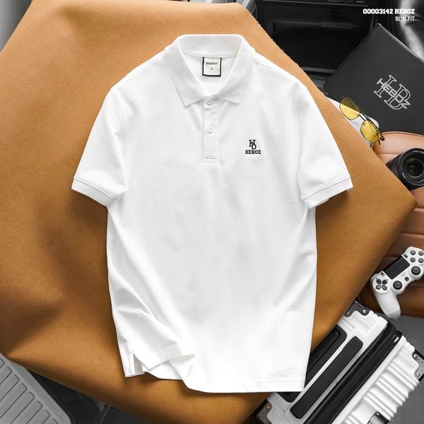  Áo polo nam HEBOZ classic logo 5M - 00003142 