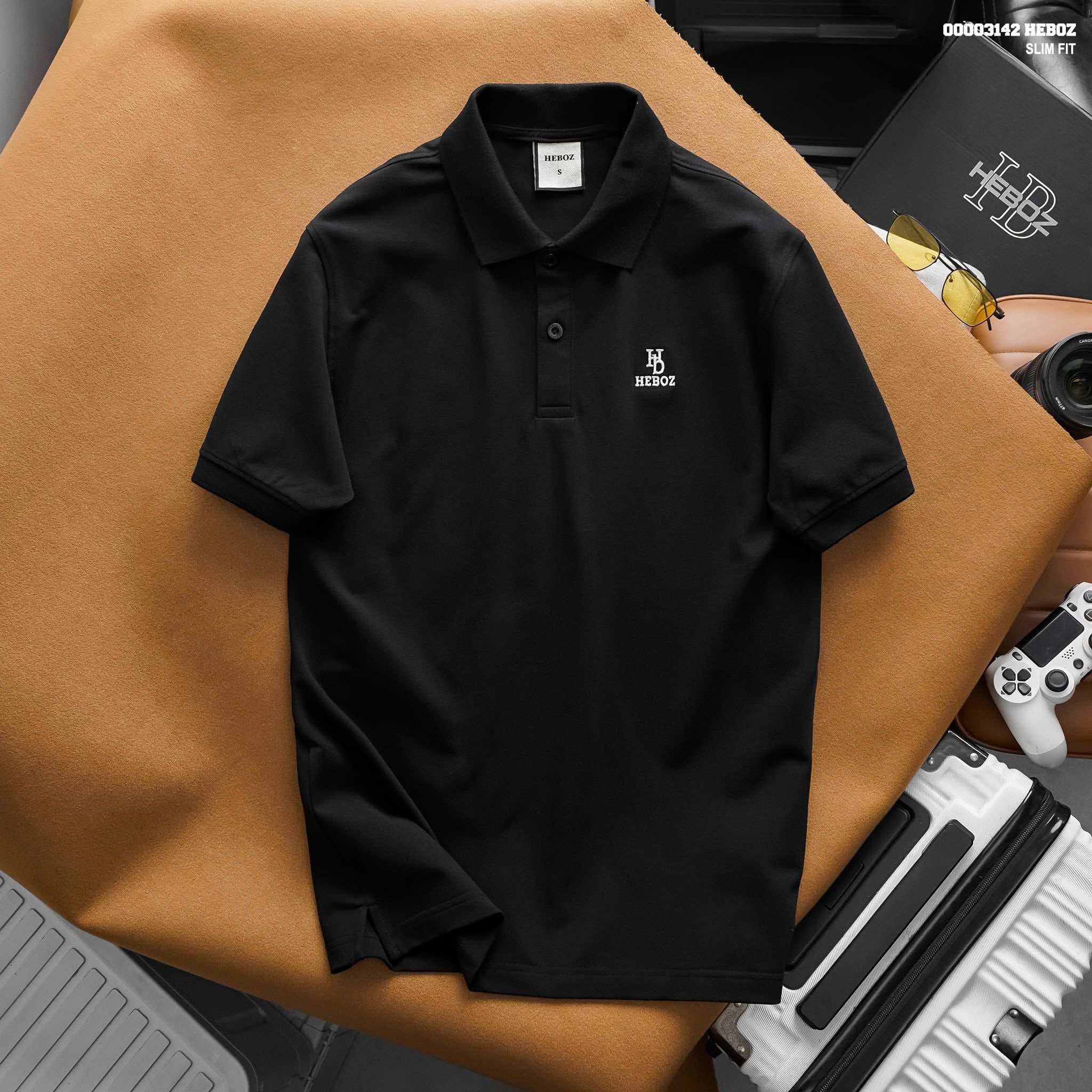  Áo polo nam HEBOZ classic logo 5M - 00003142 