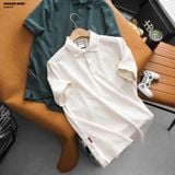  Áo polo HEBOZ giấu cúc logo 5M - 00003201 