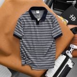  Áo polo nam HEBOZ Houndstooth Knit 3M - 00003120 