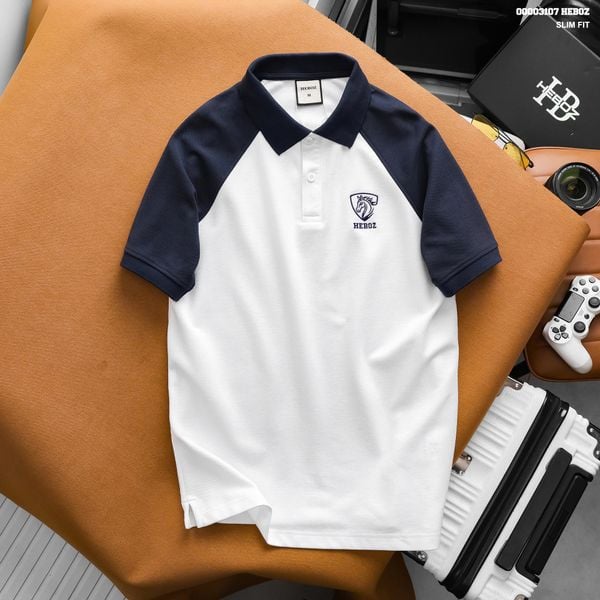  Áo polo nam Heboz raglan Horse 3M - 00003107 