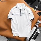  Áo polo nam HEBOZ Signature Zip 4M - 00003016 