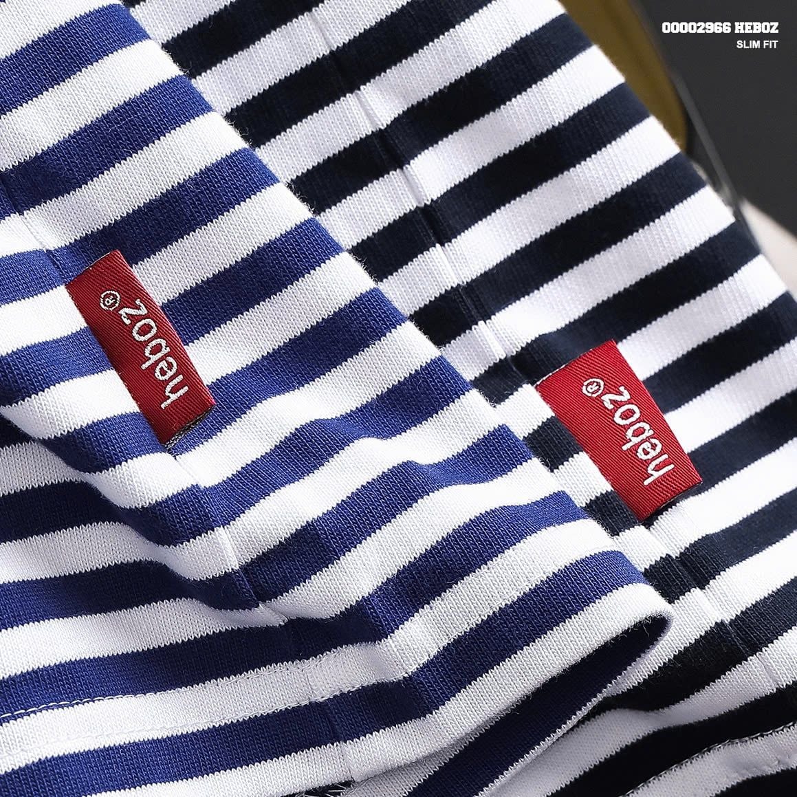  Áo polo nam Heboz striped bear 2M - 00002966 