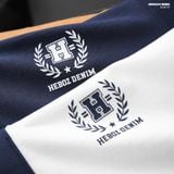  Áo polo nam HEBOZ striped shoulder 2M - 00003134 