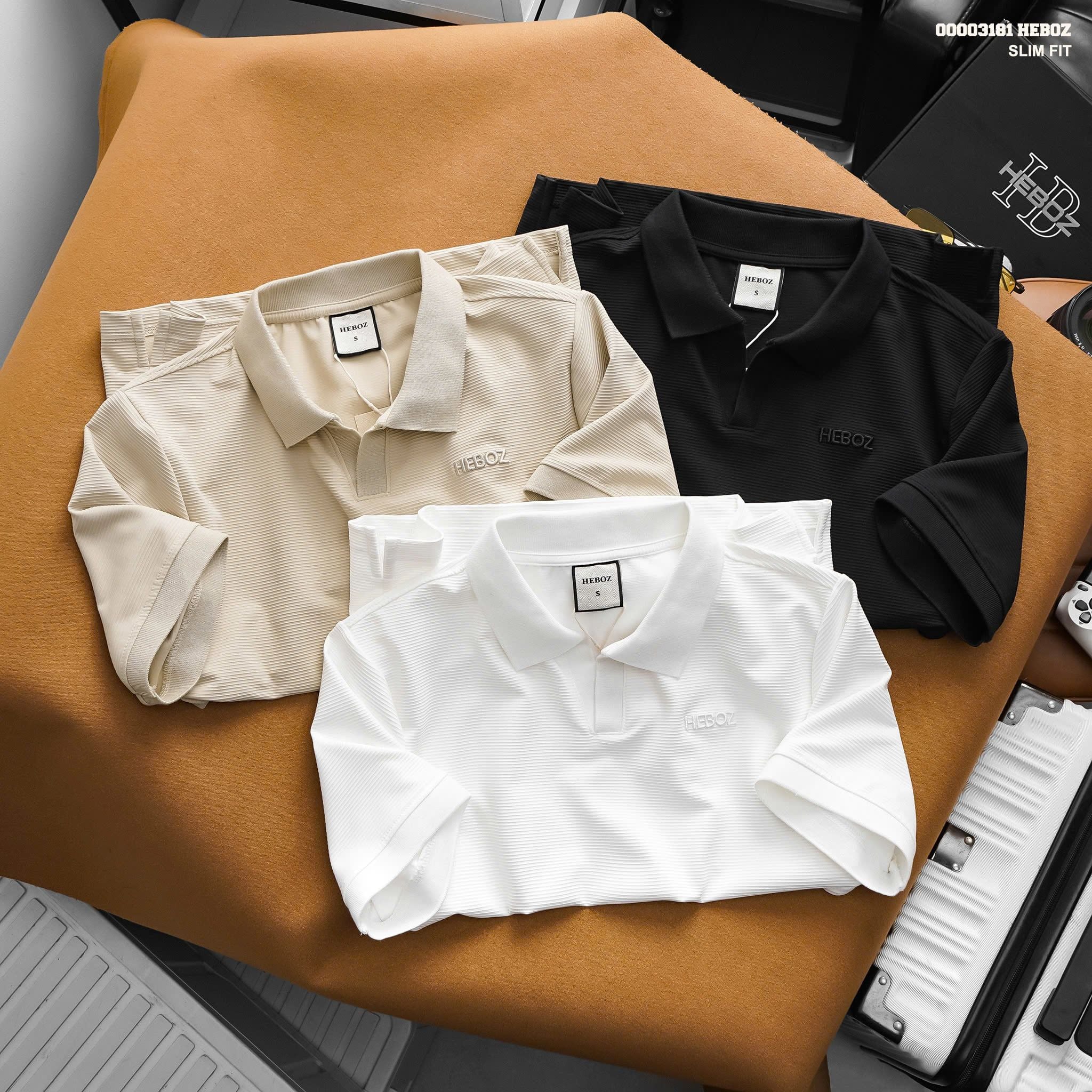  Áo polo HEBOZ  vneck premium 3M - 00003181 