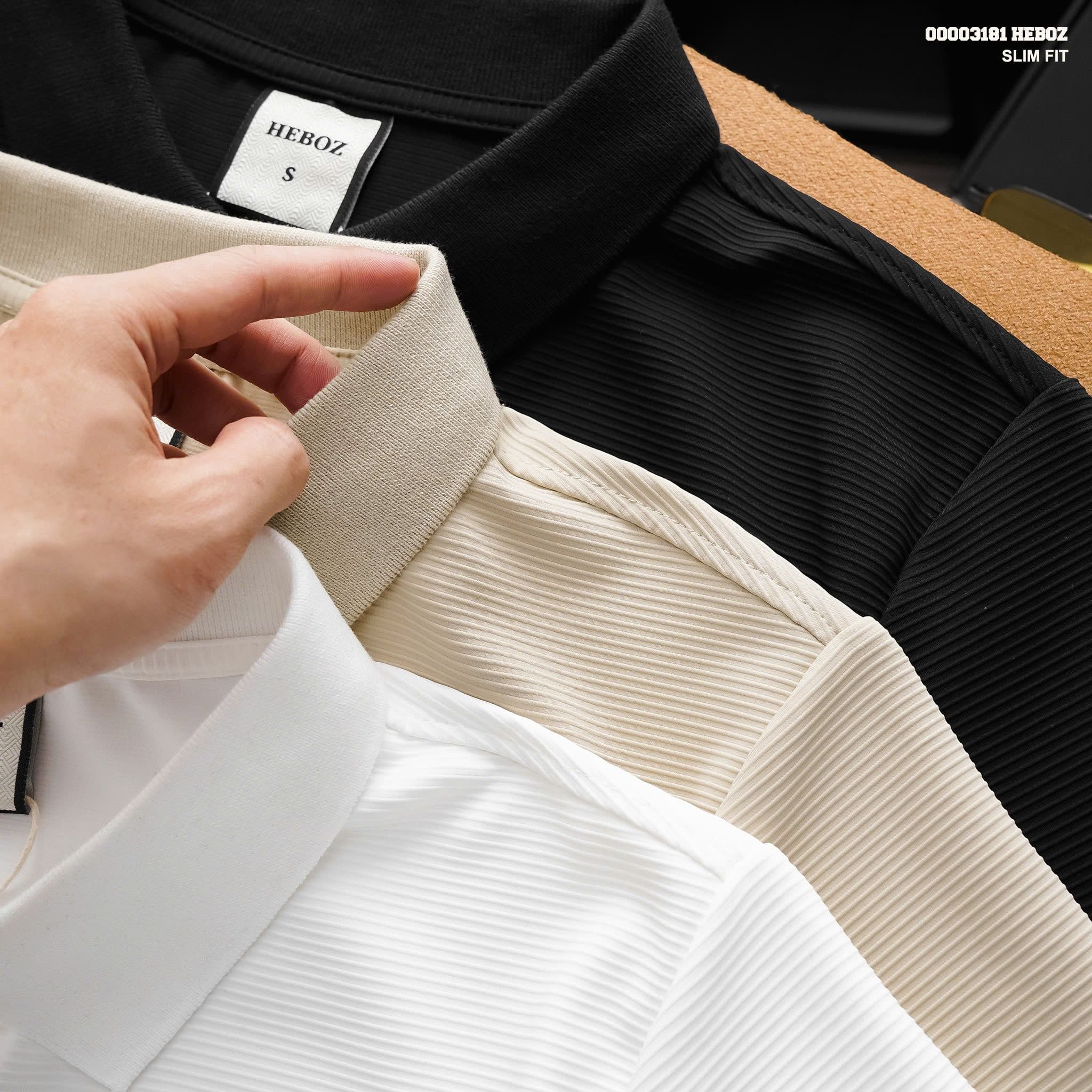  Áo polo HEBOZ  vneck premium 3M - 00003181 