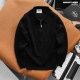  Áo polo len nam Heboz heritage zip 4M - 00002877 