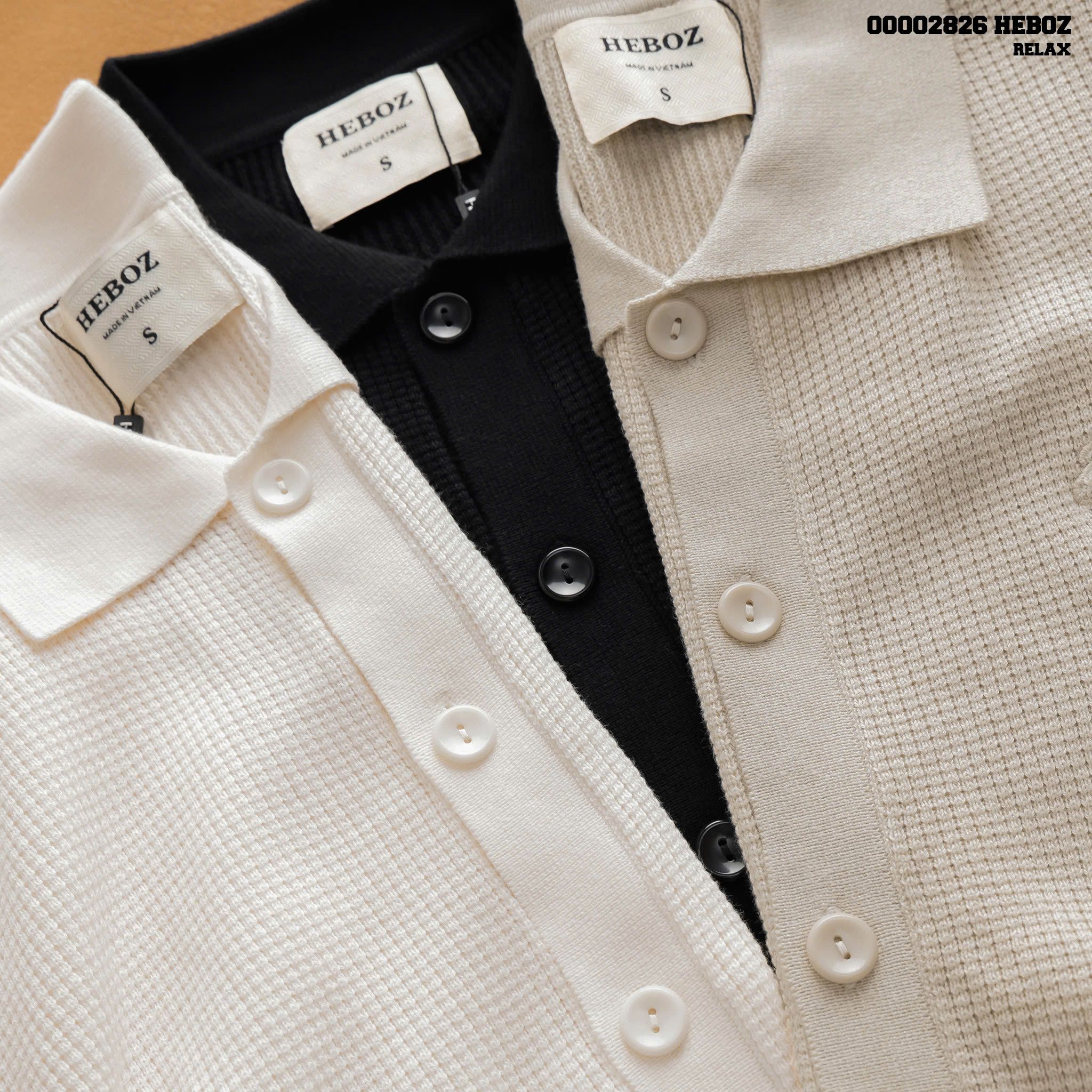  Áo polo len Heboz sign regular 3M - 00002826 