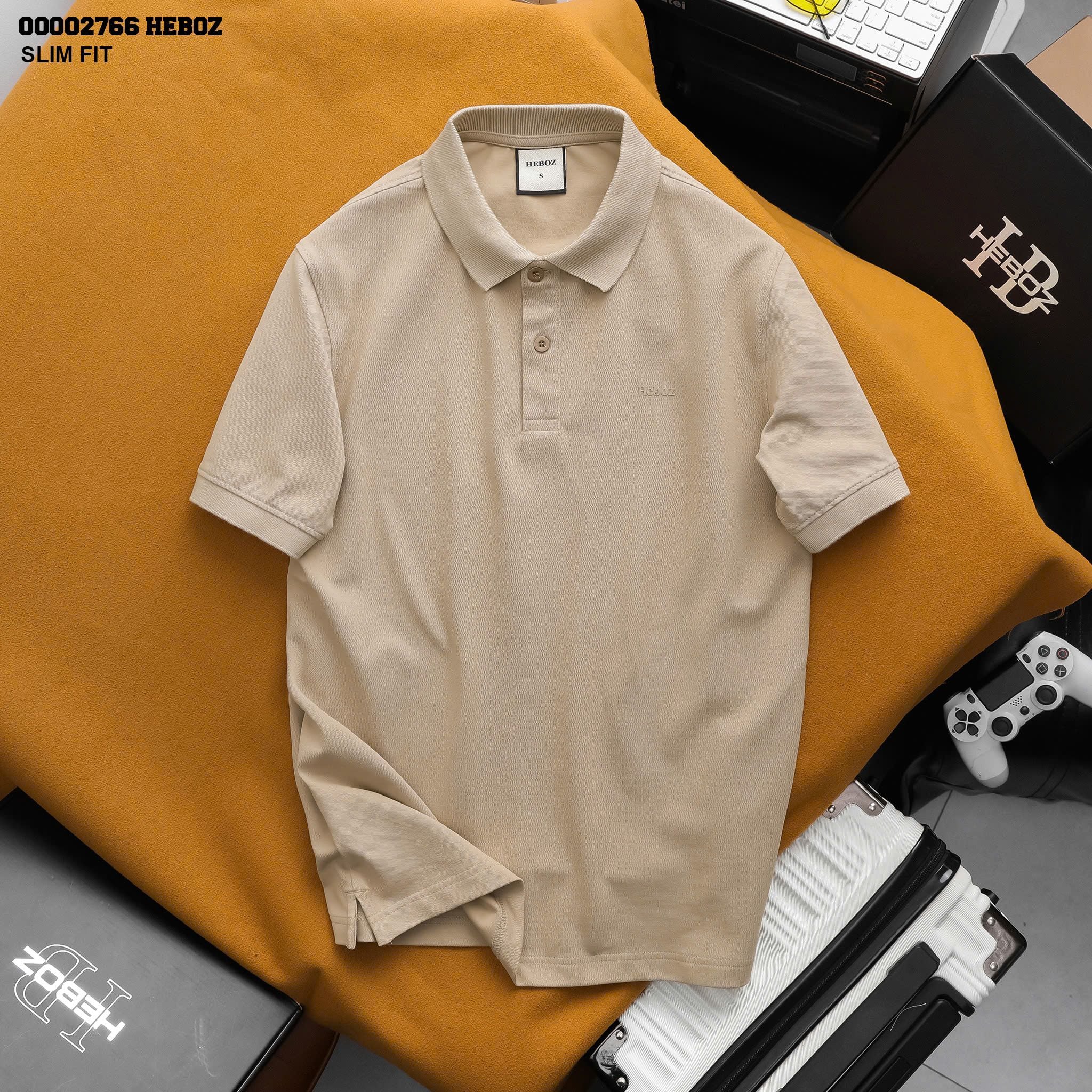  Áo polo nam Heboz basic slim 5M - 00002766 